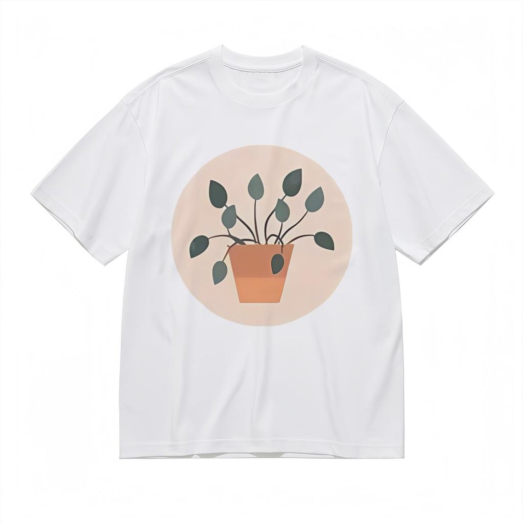 Women's Breathable Classic T-Shirt Mens Womens Tees Top Colorful Watercolor Flowers 100% Cotton Tee