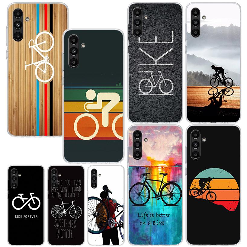 Bicycle Bike Sport Phone Case For Samsung Galaxy A17 A37 A57 A16 A26 A36 A56 A15 A25 A35 A55 A14 A24 A34 A54 A13 A23 A33 A53 A07