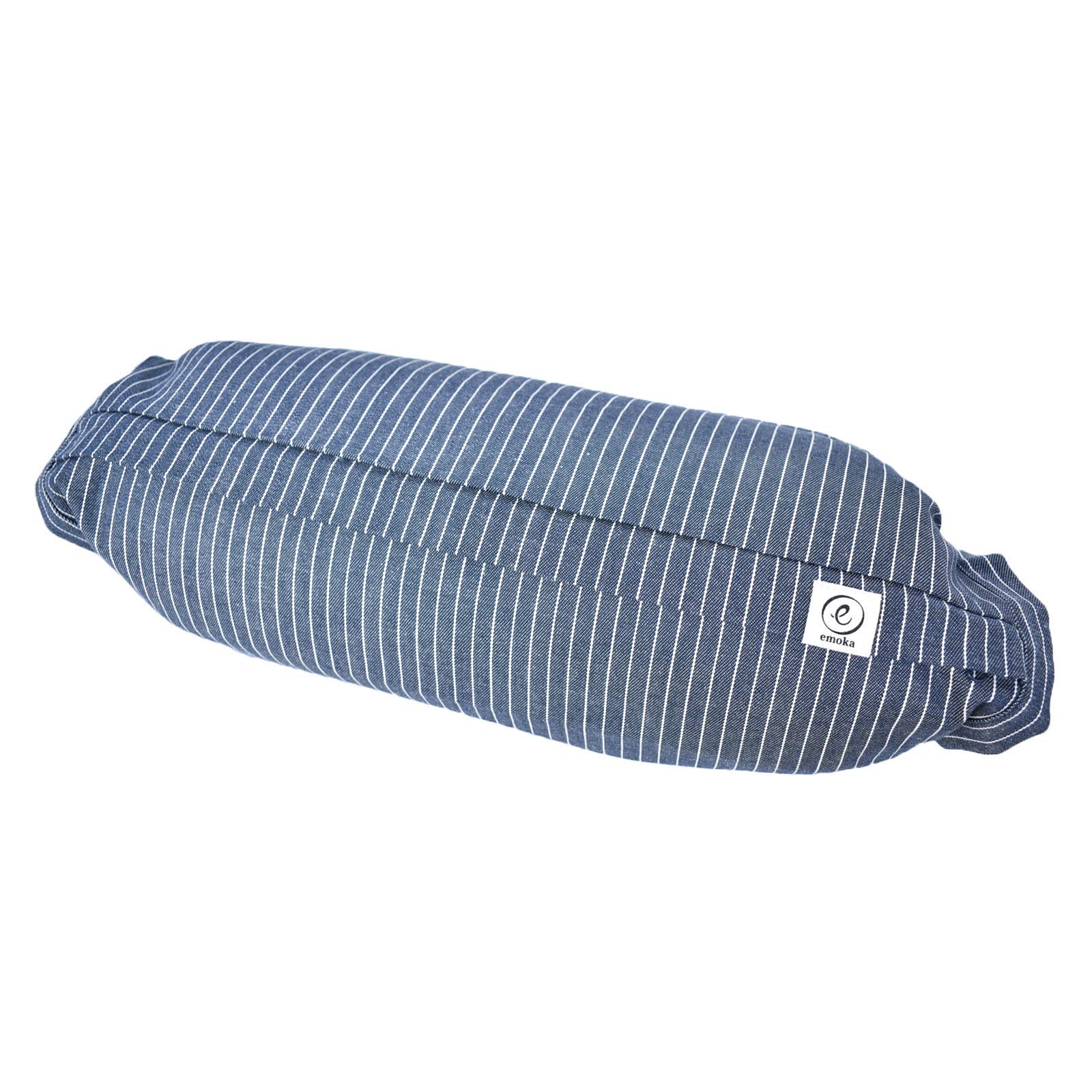 

Made in Baby Carrier Storage Cover for ErgoBreeze OMNI360 Japan, (Striped Denim, Navy)