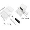 1pc 304 Stainless Steel Barbecue Net Clip Handle Supportable Multifunctional Barbecue Grill Outdoor Camping Picnic Cookware Tool