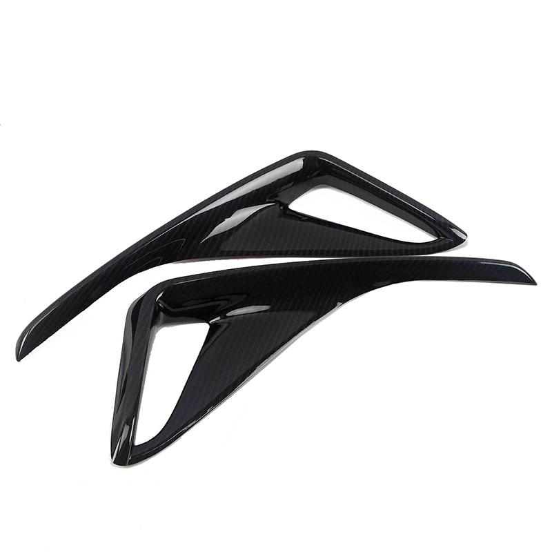 Für Toyota CHR C-HR 2017 2018 Auto ABS ABS Chrom rot Abdeckung Trim vorne und hinten Schwanz hinten Nebelscheinwerfer Lampe Rahmen Stick Teil