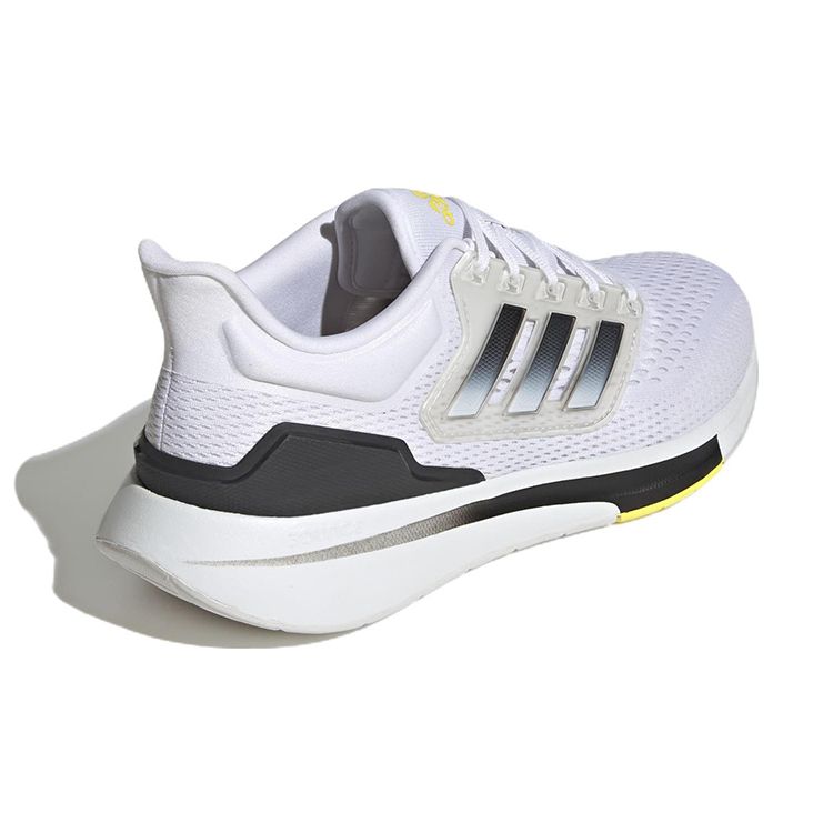 Adidas EQ21 Run White Beam Yellow Men Sneakers Cloud-White Core-Black GW6728