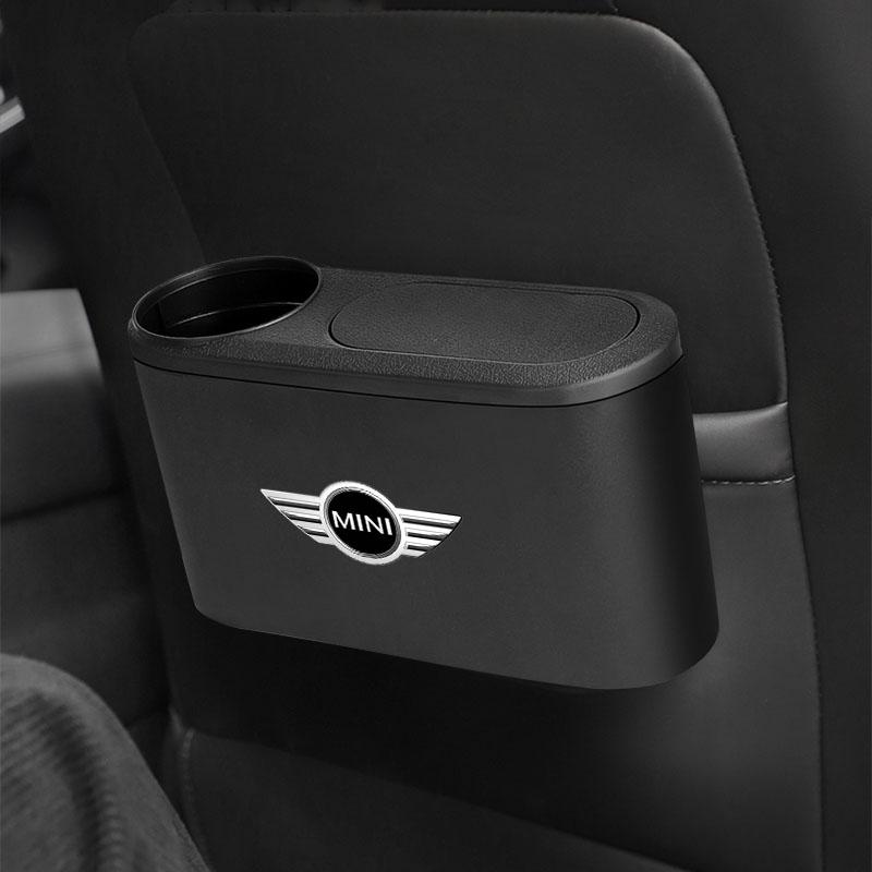 Mülleimer Autoemblem Müllbox Behälter Aufbewahrung Autozubehör Für BMW Mini Cooper F54 F55 F56 R56 R60 SONE Roadster Clubman Coupé