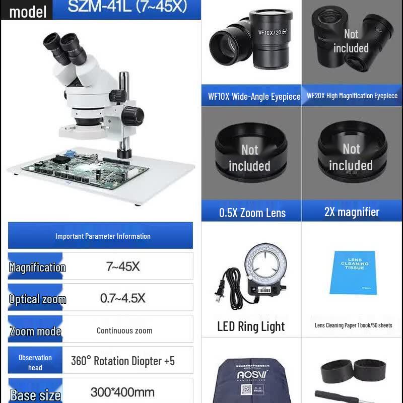 AOSVI Binocular Stereo Microscope