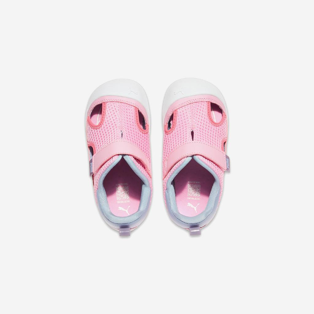 Puma Kitten Summer Velcro Infant Sandals [PKI40495403-Pink Shimmer-Snow Mountain Blue]