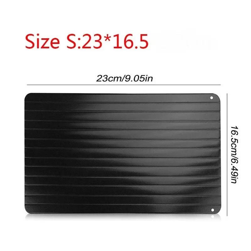 

Алюминиевый сплав Поднос для быстрой разморозки Еда Мясо Фрукты Плита для быстрой разморозки Доска Поднос для разморозки Гаджеты для кухни