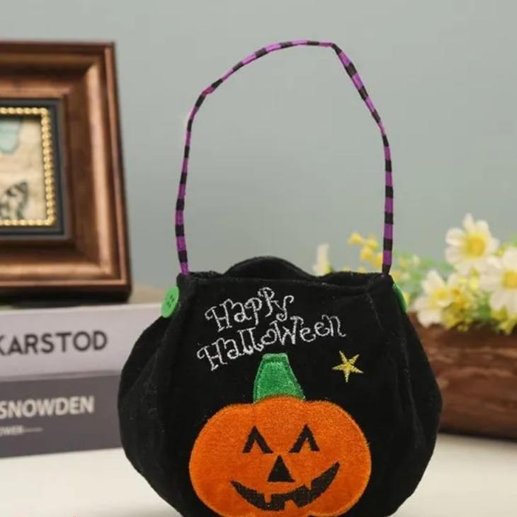 

Портативная сумка в виде тыквы на Хэллоуин, детская сумка для конфет, подарок на день Хэллоуина, рюкзак с тыквой, сумка на плечо