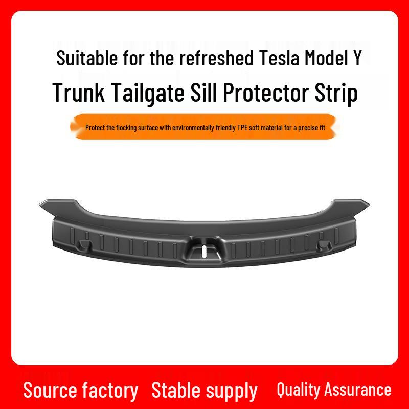 Tesla Model 3/Y Anti-Scratch Tailgate Trunk Sill Strip