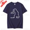Happy La Linea Summer Casual T-Shirts Men Round Neck Graphic T Shirt Badum Linus Lineman Short Sleeve Tees Fashion Cotton Tops
