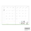 Kamio Japan Snoopy Planer 2026 A6 Monatliche Übersicht 306337 Oktober (Beginnt 2025)
