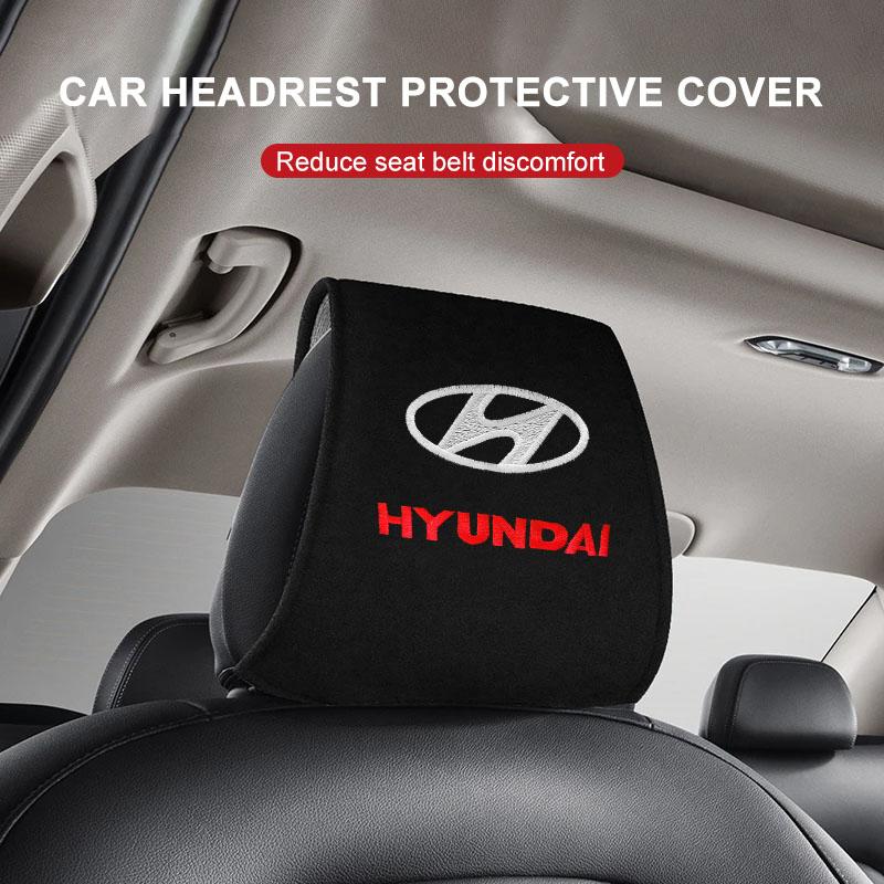 Car Seat Back Headrest Pillow Storage Bag Dustproof Cover For Hyundai I30 Tucson Veloster Kona I10 I35 Elantra Santa Fe Gadget