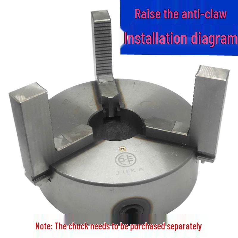 Universal Jianhua Three-Jaw Chuck: Extended Reverse & Raised Forward Jaws K11-200/250/320/400