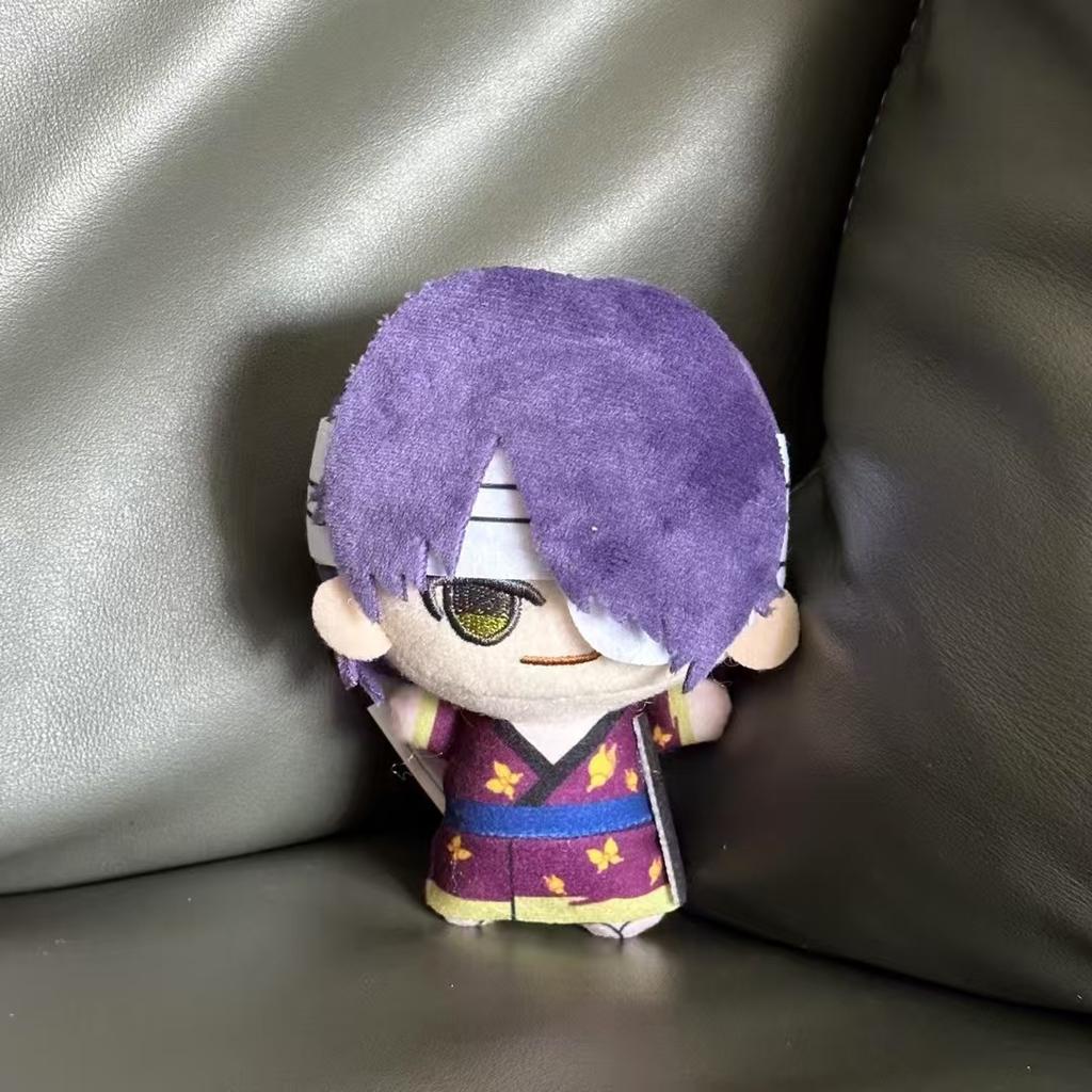 10cm Sakata Gintoki Plush Toy Gintama Plush Doll Key Chain Bag Decoration Doll Stuffed Collection Kids Toys Birthday Gift