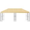 Pavilion with Side Walls 6 X 3 M Cream Polyester and Steel 190
