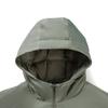 LI-NING Unisex 2025 Winter Flight Hooded Warm Short Cotton Jacket Spiral Smoke Green AJMV397-2