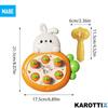KAROTTIX Hitting Game Rabbit Carrot with Hammer Skill Learning Toy