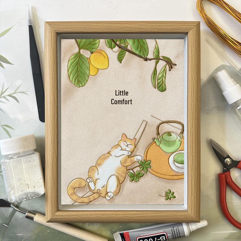 Cloisonné Enamel Painting Kit: Handmade Heritage Gift & Photo Frame Display