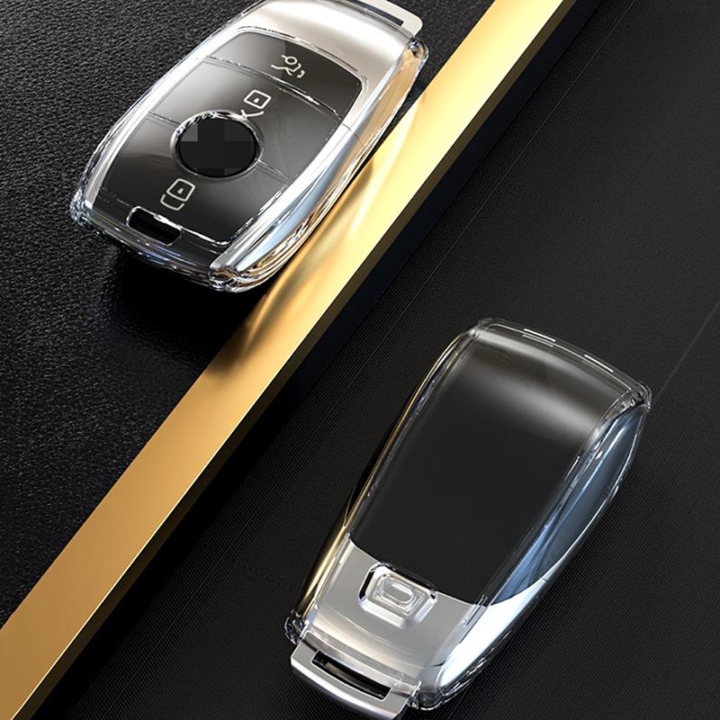 Tpu Transparent Car Key Case Cover For Mercedes Benz Class Key Shell Protector