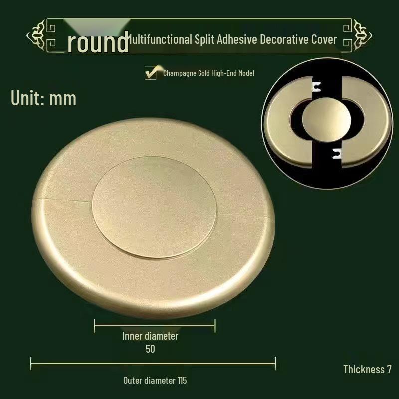 Self-Adhesive Decorative Wall Hole Cover for Faucets and Air Conditioners