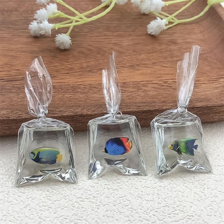 10Pcs Realistic Fish Shape Resin Pendants For Handmade Earrings Necklaces Keychains Phone Charm Art Craft Projects