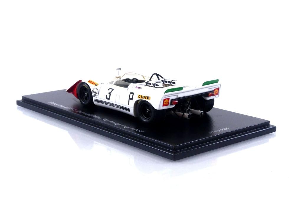Spark National Model Porsche 1969 Nurburgring 1000km 3rd place Ahrens 1/43 908/2 #3 V. Elford/K.