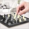 1Set Mini International Chess Folding Magnetic Plastic Chessboard Board Game Portable Home Outdoor Kid Toy Lightweight