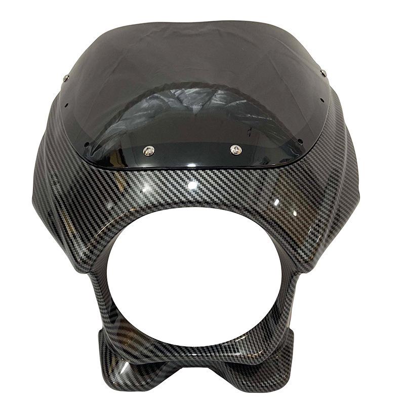 Włókno węglowe Uniwersalna Okrągła Osłona Owiewki Motocykla Osłona Osłony Reflektora CB400 VTEC