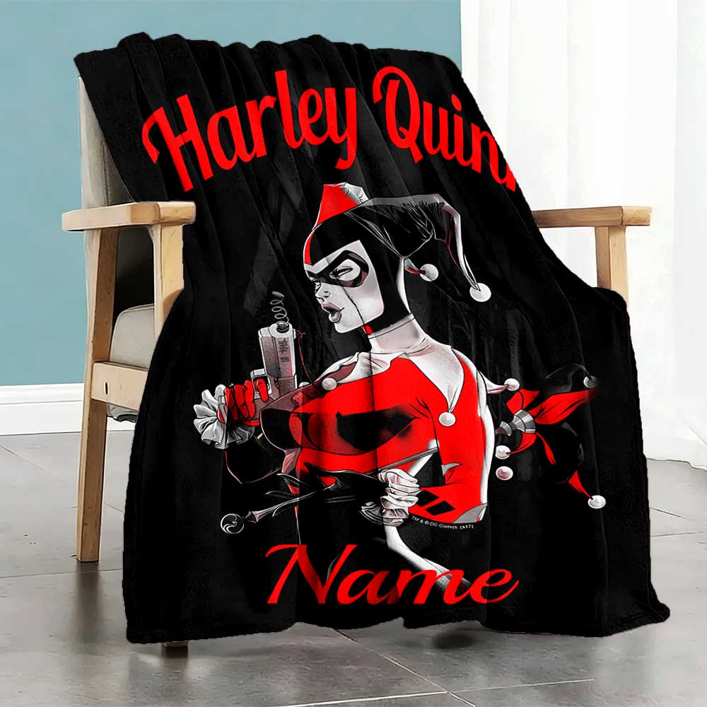 Warner Bros. Movies (16) Personalized Text Blanket Throw Customizable Blanket Comfortable Perfect for Sofa Livingroom Living Room Bedding
