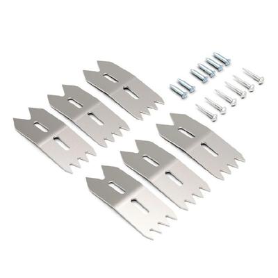 6Pcs Slab Clamping Dogs, Slab Flattening Dogs,Pinch Dogs for Woodworking, Panel Processing