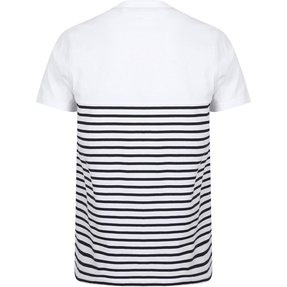 Front Row Adults Unisex Breton Striped T-Shirt