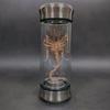 Shaped Glass Jar with LED Light and Glowing Figurine for Home Decoration