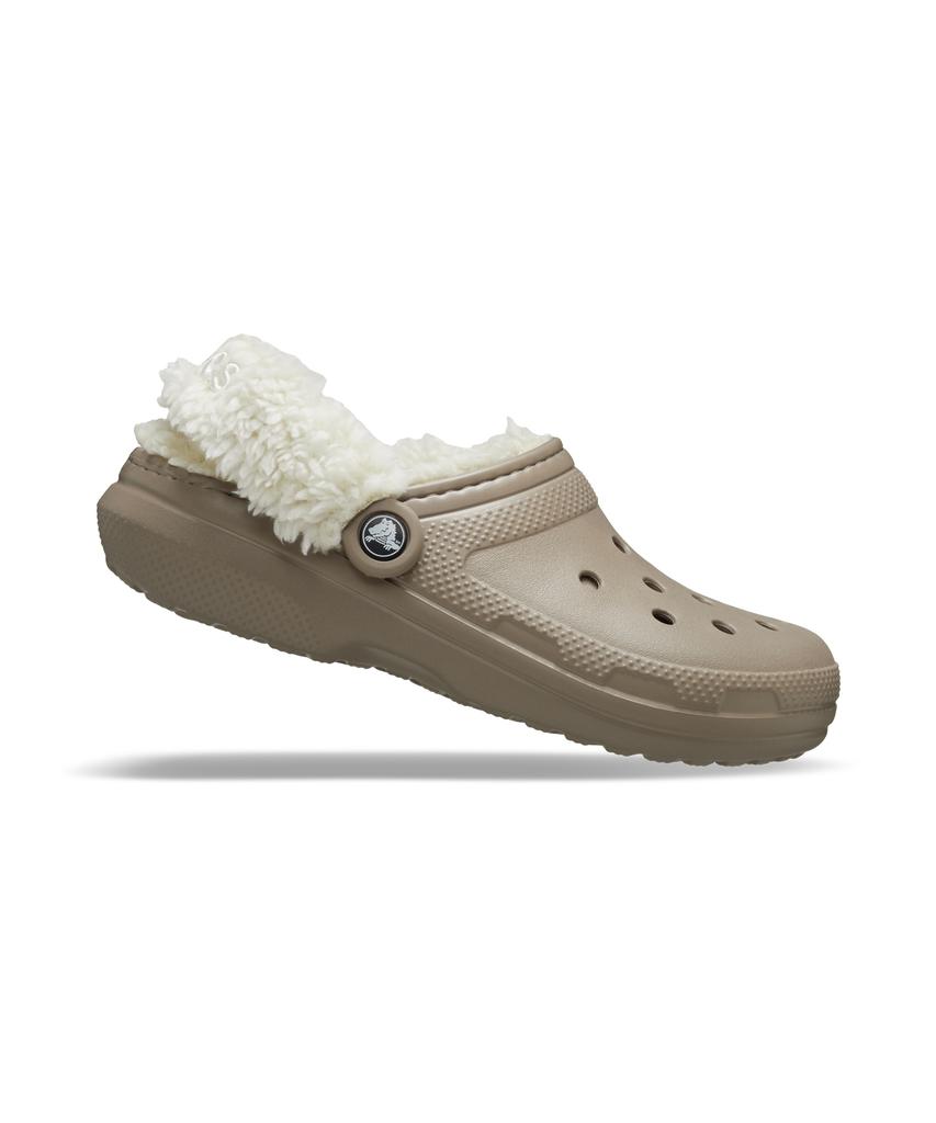 Crocs Classic Fleece Lined Clogs (Fleece Straps) - Mushroom / 211396-195