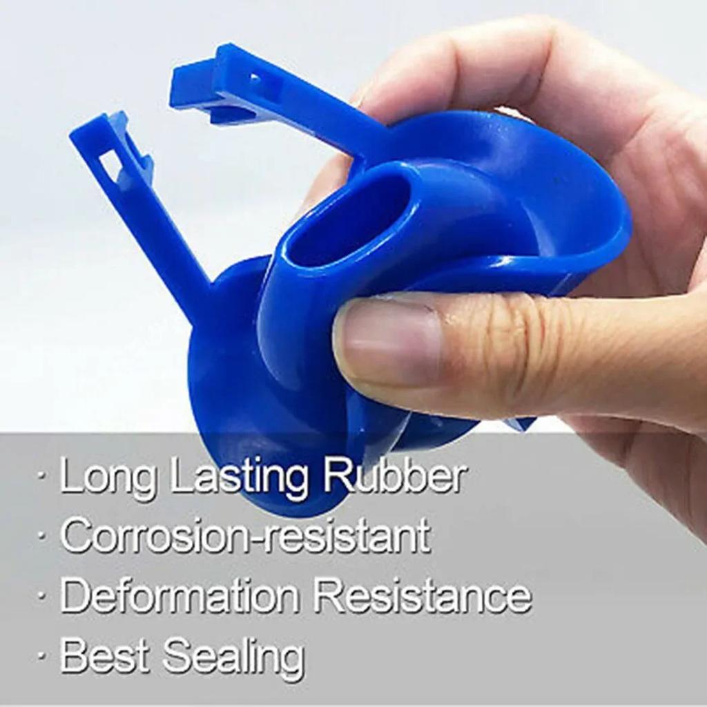 Universal Toilet Drain Valve Flap Cover Toilet Flapper Bathroom Drain Tank Water Saver Home Seal Tank PVC Flap Cover Repair NEW