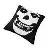 Skull Misfits Pillowcase Soft Polyester Cushion Cover Gift Throw Pillow Case Cover Seat Zippered 45*45cm