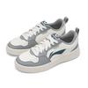 Li Ning First Cloud Abrasion Resistant Slip Resistant Low top Skateboard Shoes Men's Gray White AGCV189-5