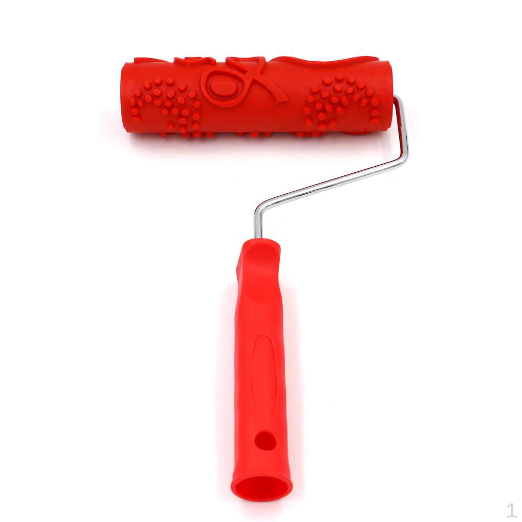 7palcové reliéfní texturované válečky na malování pro DIY zdobení stěn