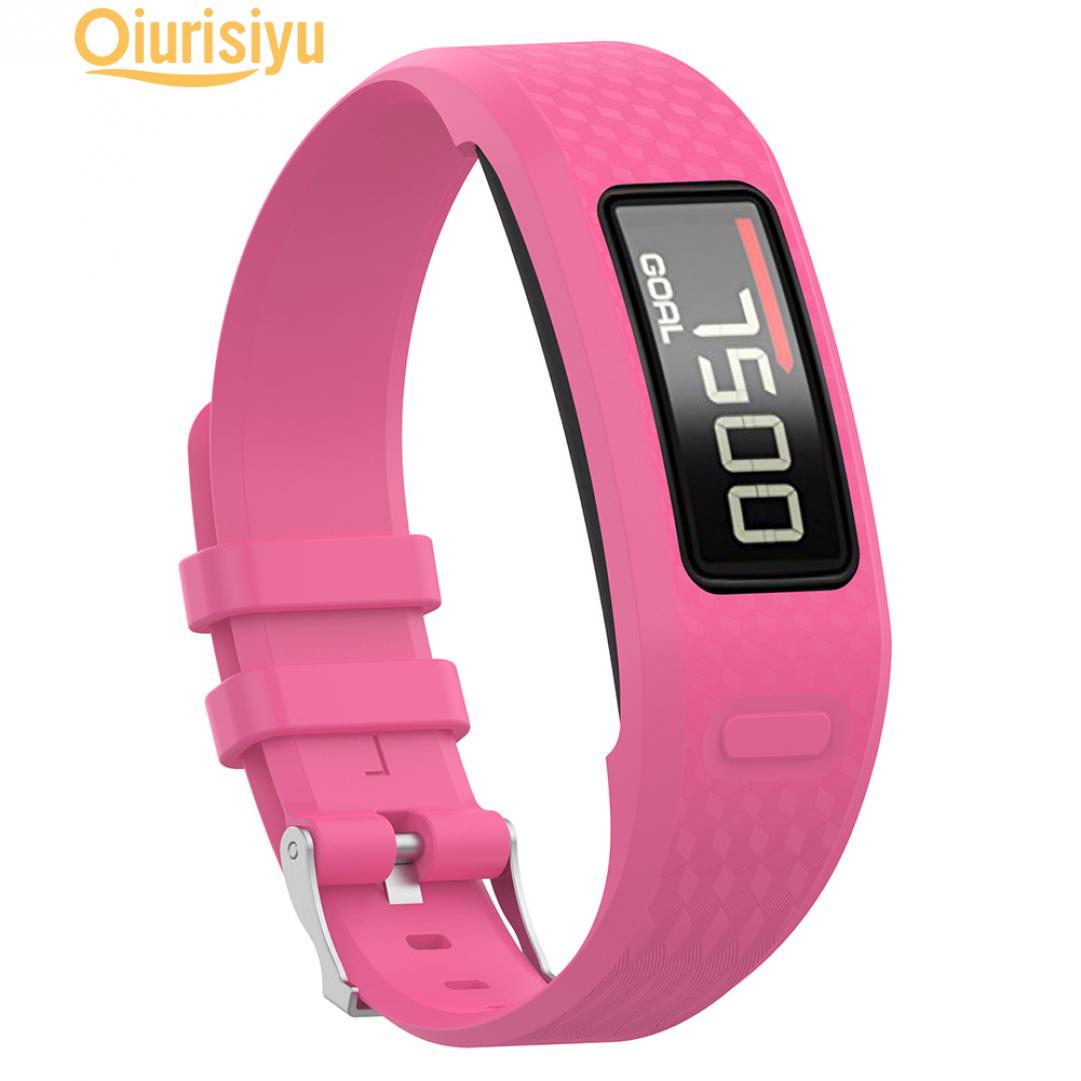 

Практична заміна Smart Bracelet TPU Wristband Водонепроникний ремінь для Garmin Vivofit 1 2 Спеціальний подарунок рожевий