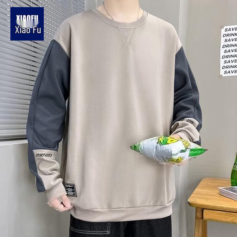 

Men s Casual Long-Sleeve Round Neck Sweatshirt 5XL