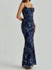 2026 Abito Elegante con Lacci e Schiena Scoperta Slim-fit da Donna