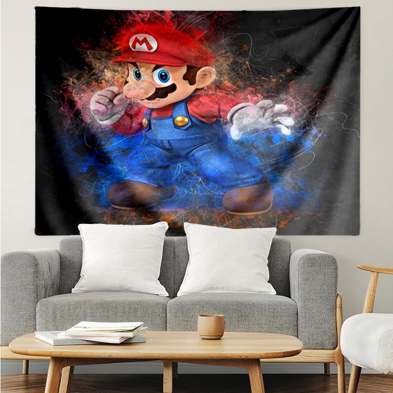 1PC Super Bros. Adventure K-pop music group Tapestry Accessories for Bedroom,Livingroom, dormitory Room Wall Decor Fan Birthday Gifts