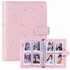 New A5 PU Leather Binder Cover with Magnetic Buckle Closure, 6 Ring Personal Notebook for Organizing Planner, Photo Card Sleeves