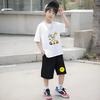 Merch A4 Estate Ragazzo Ragazza Nera Rosso vestiti cool T-shirt+pantaloncini Set T-shirt Stampata Top Corti Magliette Casual bambini Vlad A4 anime