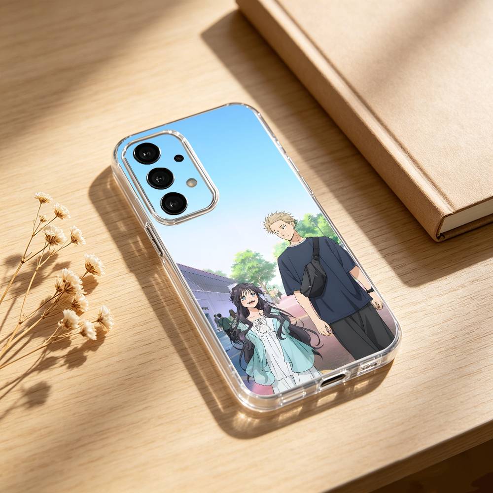 F-Rintaro Tsumugi K-Kaoruko Waguri phone Case For Samsung S25,24,21,22,23,30,Ultra,20,Plus,Fe,Lite,Note Transparent Cover Samsung S20ULTRA5G
