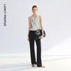 Langzi Drape Collar Satin Cami Top