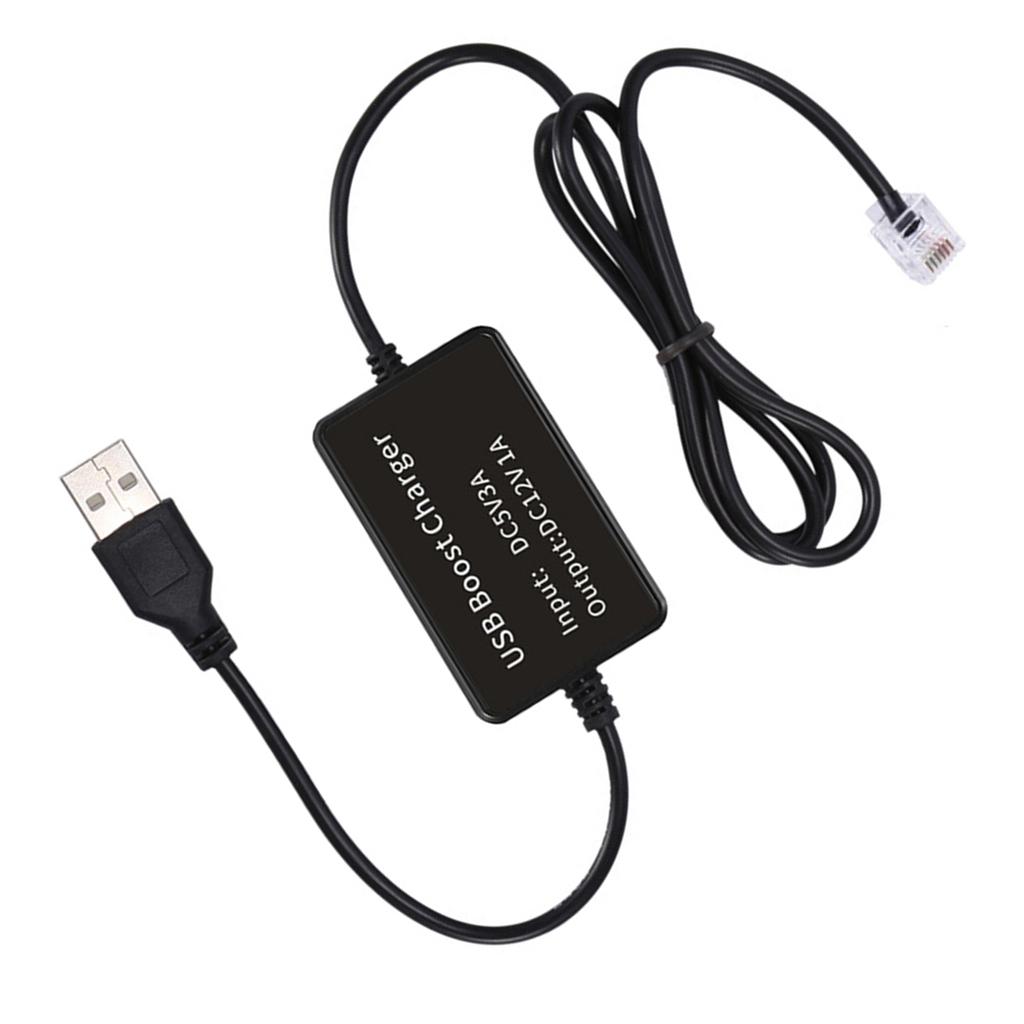 USB 5V Boost to 12V Step Up Cable Module Voltages Converters 2.1x5.5mm Connectors for Camera routers Table lamp