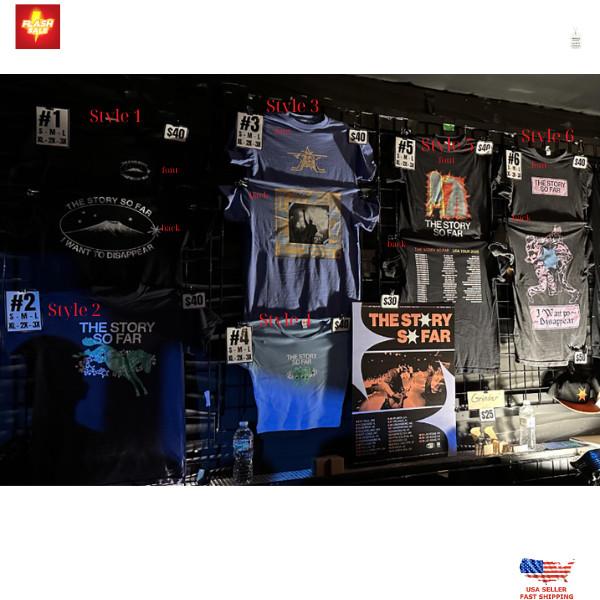The Story So Far 2025 Concert Tour T-Shirt Pop Punk Rock Band Merch Fan Tee Unisex T-Shirt M