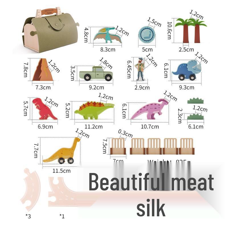 

Портативный игровой набор «Парк динозавров» для детей