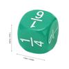 20Pcs Fraction Dice Class Set Plastic 6 Sided Multi Faceted Table Game Accessories for Kids Math Practice