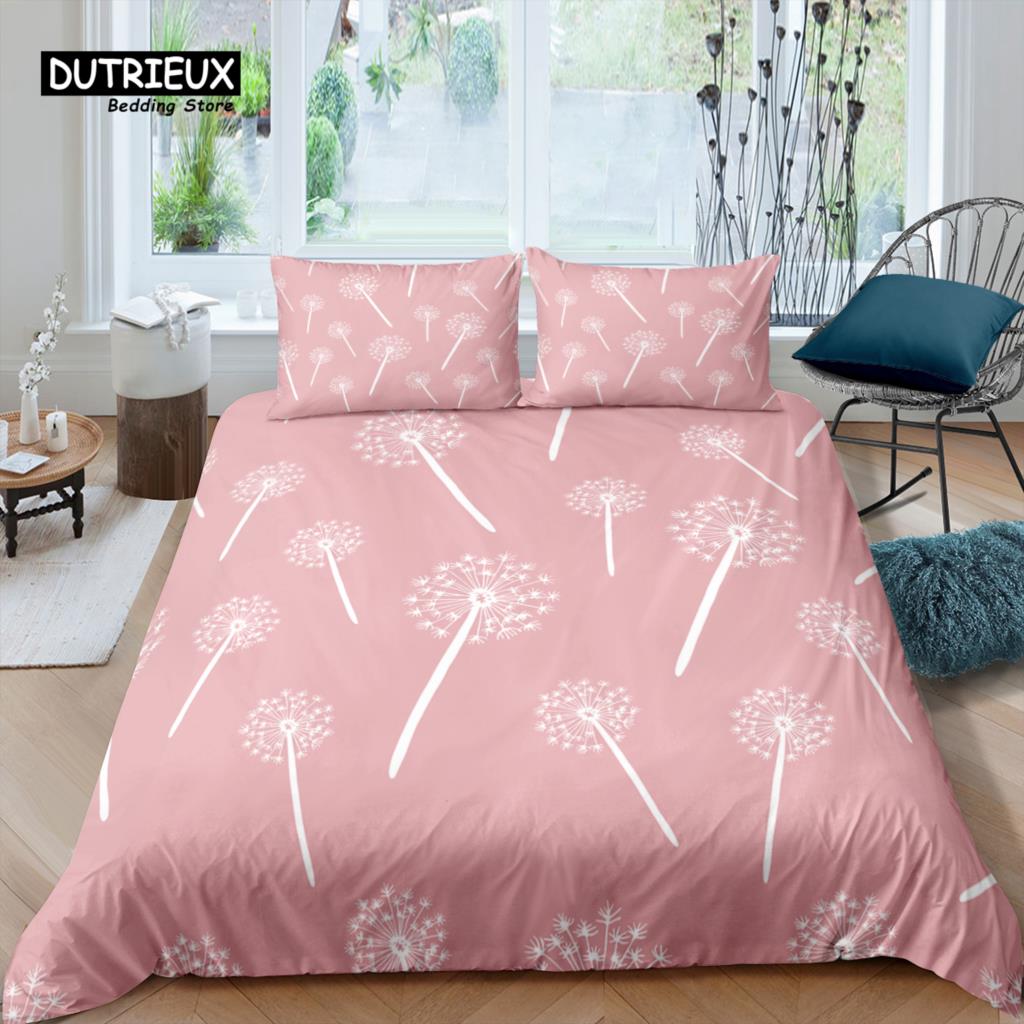 

Comforter Home Living Luxury 3D Dandelion Bedding Set Flower Queen And King Eu/Us/Au/Uk Size Comforter Bedding Comforter (quilt)-EU Single(135*200cm)3pcs