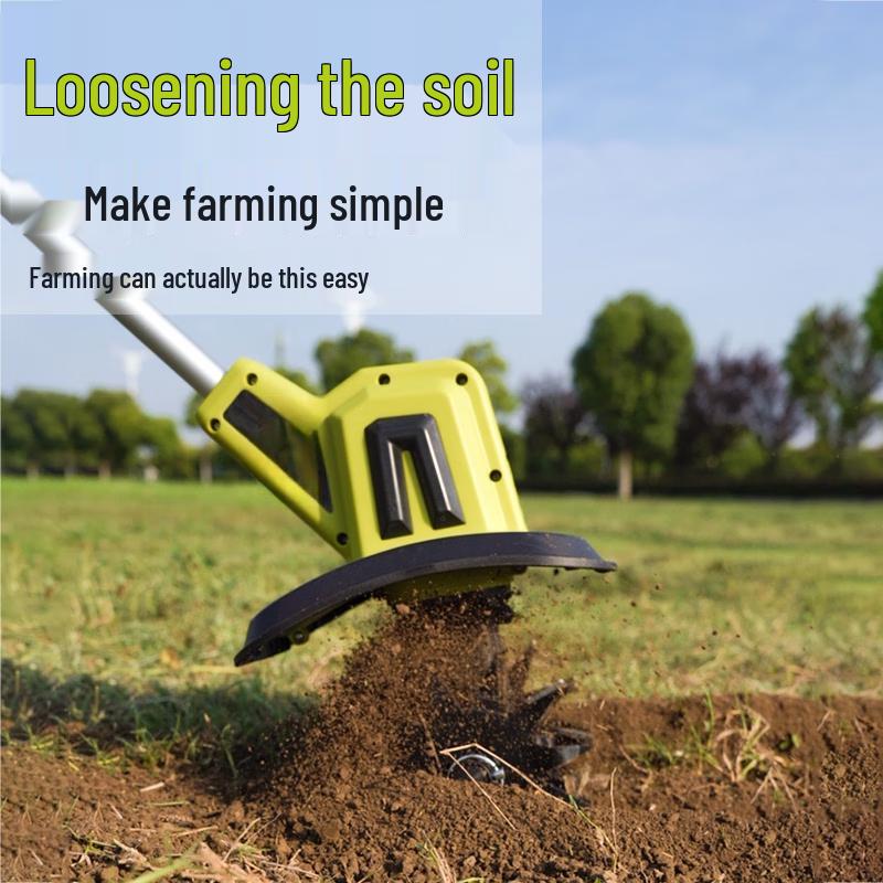 TURBOSUN 36V Cordless Handheld Rotary Tiller CN Plug (adapter Included)